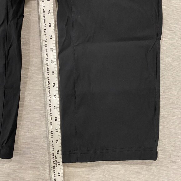 Eddie Bauer Fleece Lined Tech Pants Mens 30 x 32 Black Water Repellent Insulated - Picture 8 of 12